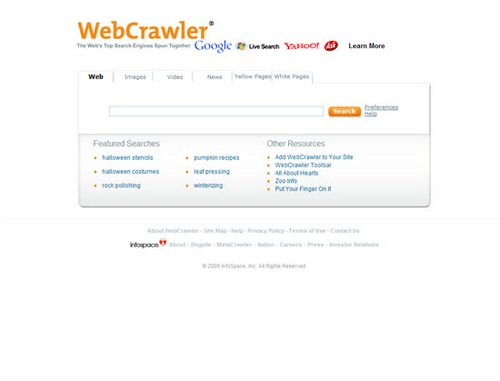  WebCrawler 2009